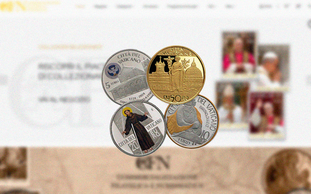 Vaticano inaugura loja virtual para venda de selos e moedas oficiais
