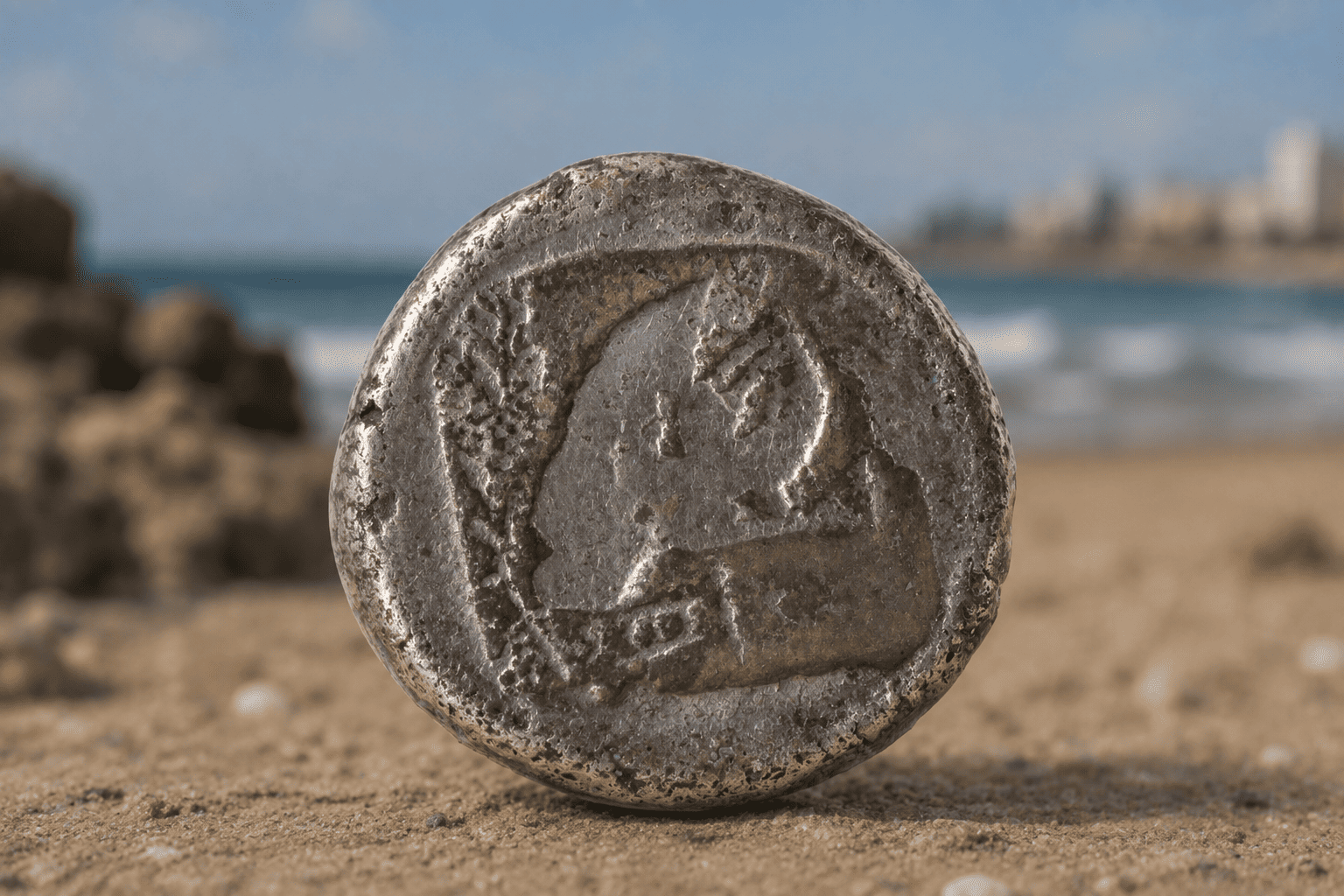 Moeda de 2.500 anos é encontrada em praia de Israel