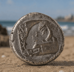 Moeda de 2.500 anos é encontrada em praia de Israel