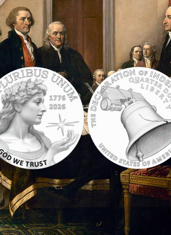 EUA lançarão moedas comemorativas pelos 250 anos da Independência do país em 2026