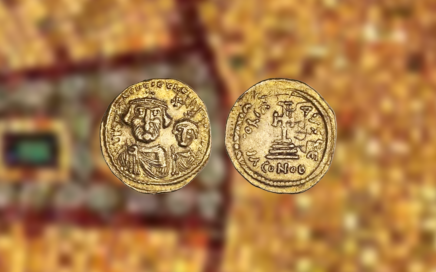 Moedas de ouro de 1.400 anos encontradas em mosteiro cristão no deserto da Judeia.