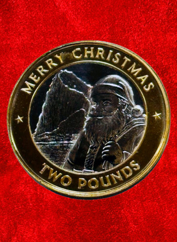 Feliz Natal: a beleza da moeda de £2 de Gibraltar que celebra 2025