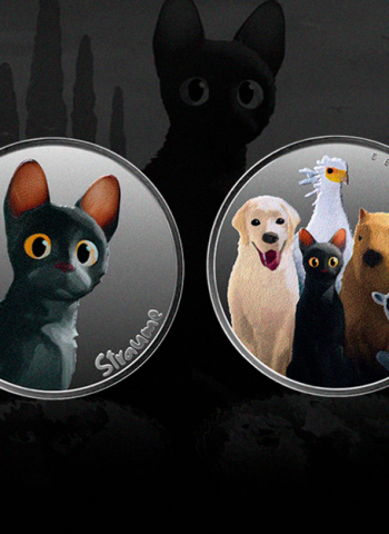 Banco da Letônia lança moeda de prata inspirada no filme Flow