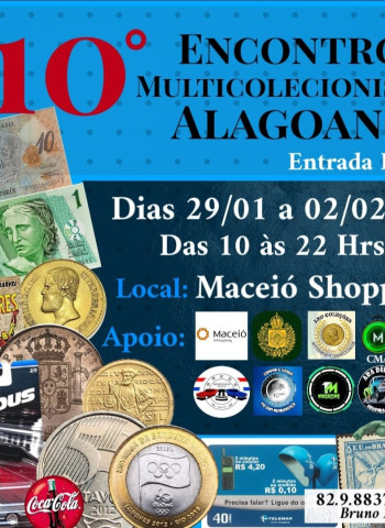 10º Encontro Alagoano de Multicolecionismo,  atrai colecionadores ao Maceió Shopping; entrada é gratuita