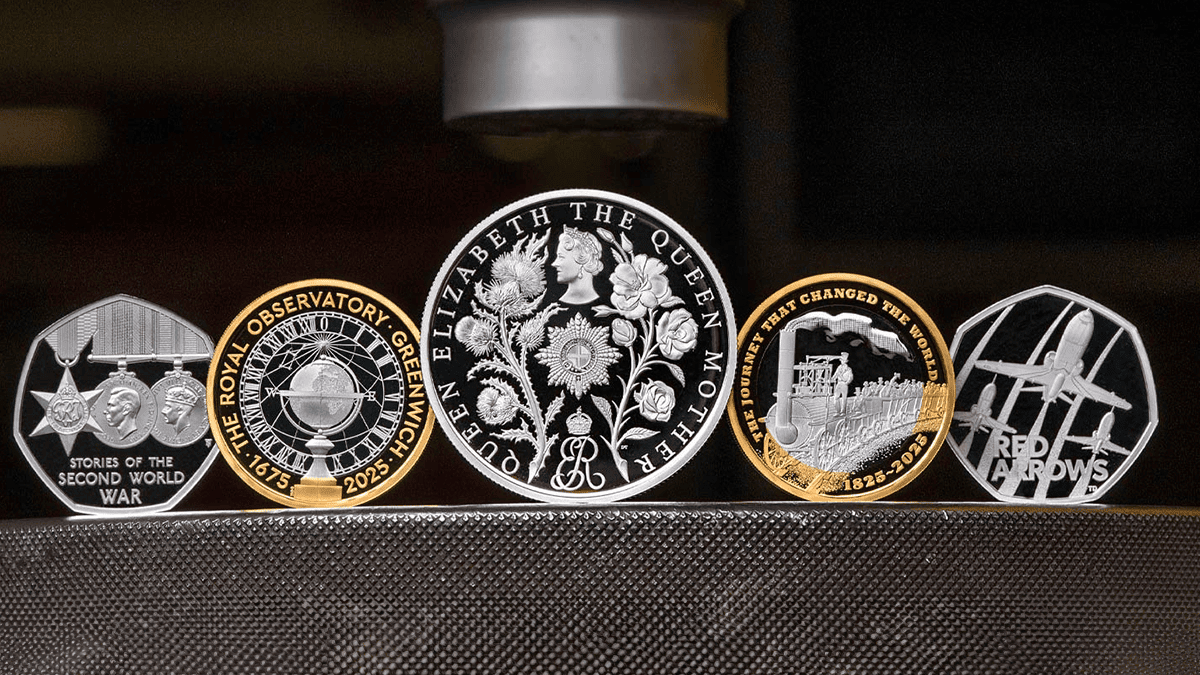 Royal Mint Revela Primeiras Moedas Comemorativas de 2025