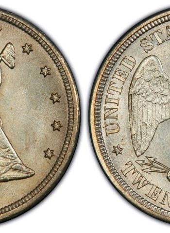 Moeda rara de 20 centavos é vendida por US$ 870 mil em leilão histórico