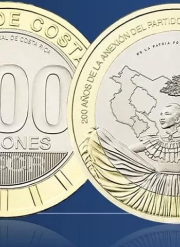 Novo Design da Moeda de ₡500 na Costa Rica