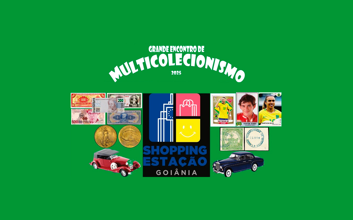 Goiânia recebe em junho o Grande Encontro de Multicolecionismo no Shopping Estação