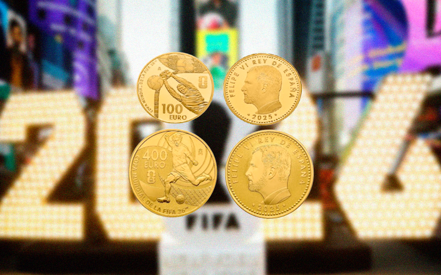 Espanha Lança Moedas de Ouro para a Copa do Mundo de 2026 com Tiragem Limitada