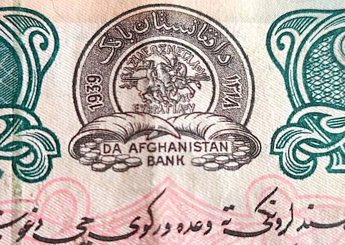 Com Talibã no Poder, Banco Central do Afeganistão Ainda Usa Moeda Grega, um Símbolo de Modernidade Como Selo da Instituição!