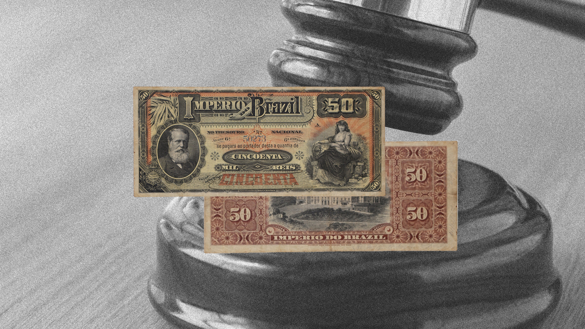 Rara cédula de 50 Mil Réis de 1888 ultrapassa R$ 19 mil em leilão online