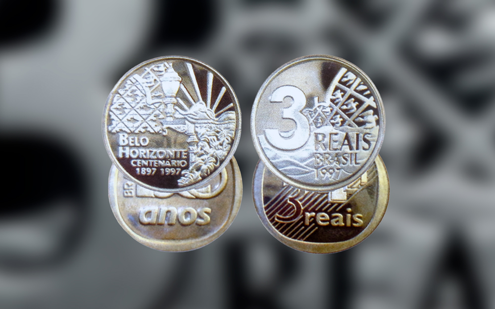 Voce sabia que o  real brasileiro já teve moeda de “3 reais”