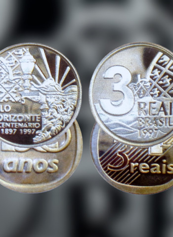 Voce sabia que o  real brasileiro já teve moeda de “3 reais”