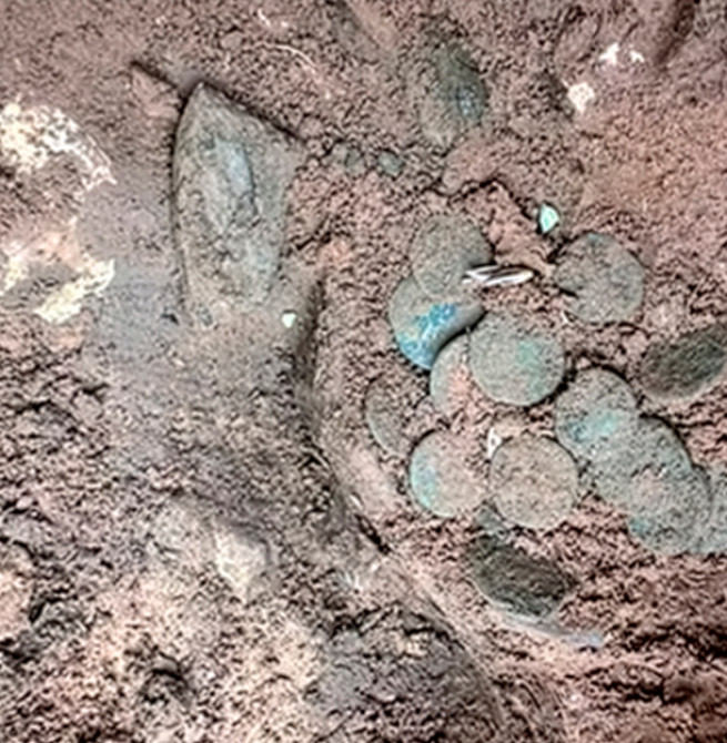 Detectoristas acham tesouro de 400 moedas romanas em campo no sul da Inglaterra