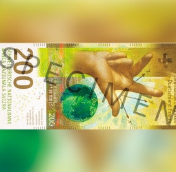 Suíça muda o design das notas, mas mantém cores e moedas de 150 anos