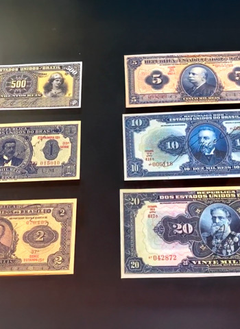 6 cédulas baratas para iniciar uma coleção de réis