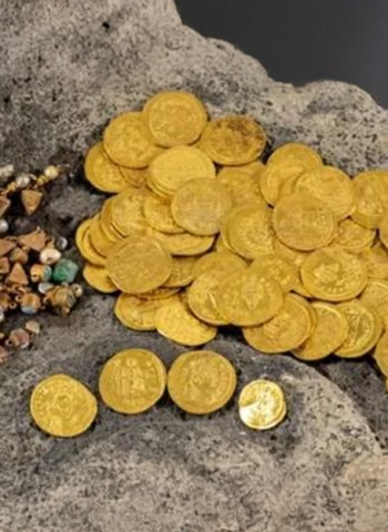 Tesouro bizantino encontrado em cidade cristã perto do Mar da Galileia revela riqueza antes de invasão persa