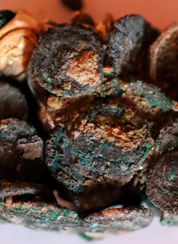 Tesouro romano é achado em casa incendiada na antiga cidade de Histria