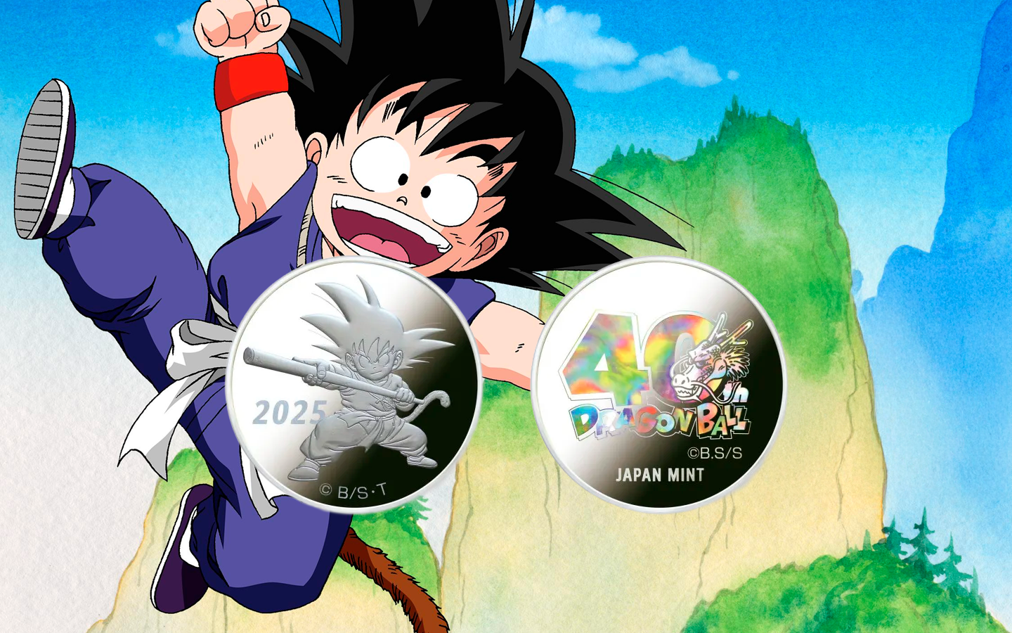 Japão lança moedas em homenagem aos 40 anos de Dragon Ball