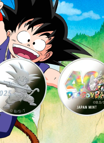 Japão lança moedas em homenagem aos 40 anos de Dragon Ball