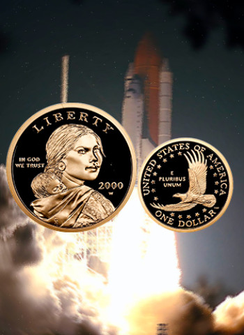 Colecionadores pagam milhões por moedas levadas ao espaço em 1999