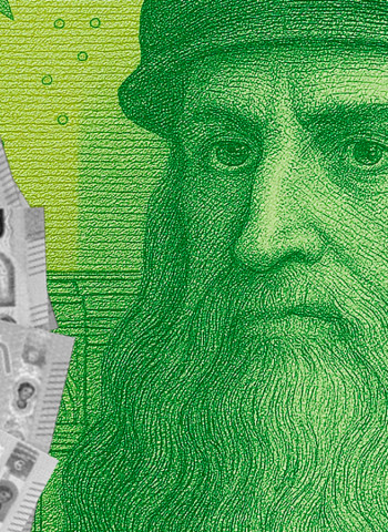 Euro vai mudar: Novas notas terão Beethoven, Leonardo da Vinci e até aves raras