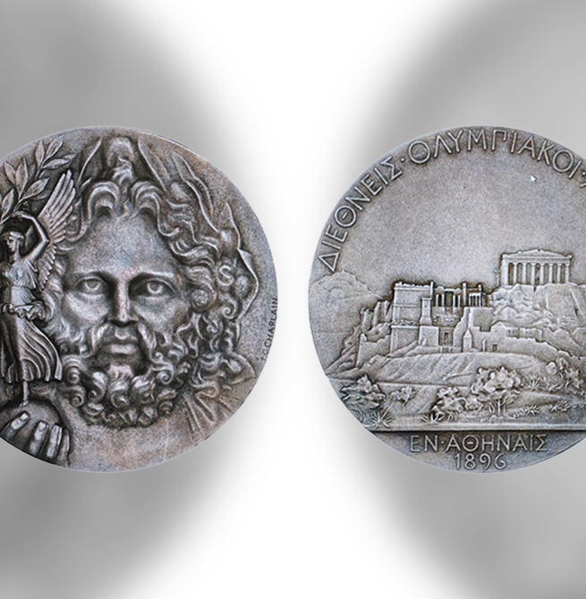 Medalha rara dos Jogos Olímpicos de 1896 vai a leilão na Itália