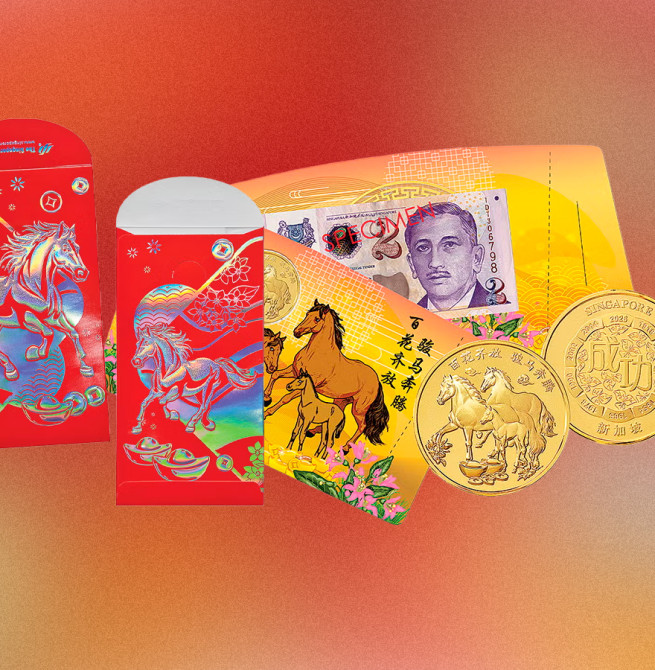 Cavalo galopa das lendas chinesas às notas comemorativas