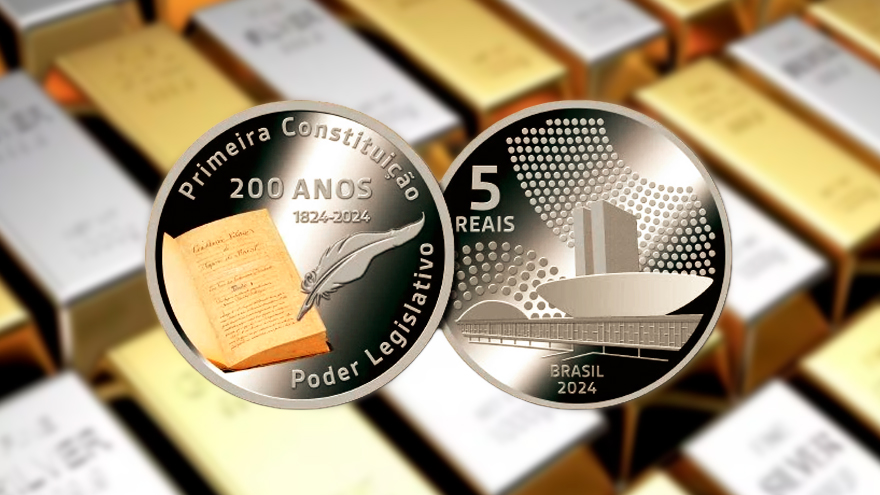 Com alta dos metais, moedas comemorativas de ouro e prata podem se tornar escassas