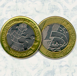 A moeda de 1 real que circulou como troco e hoje pode valer mais de R$ 6.000