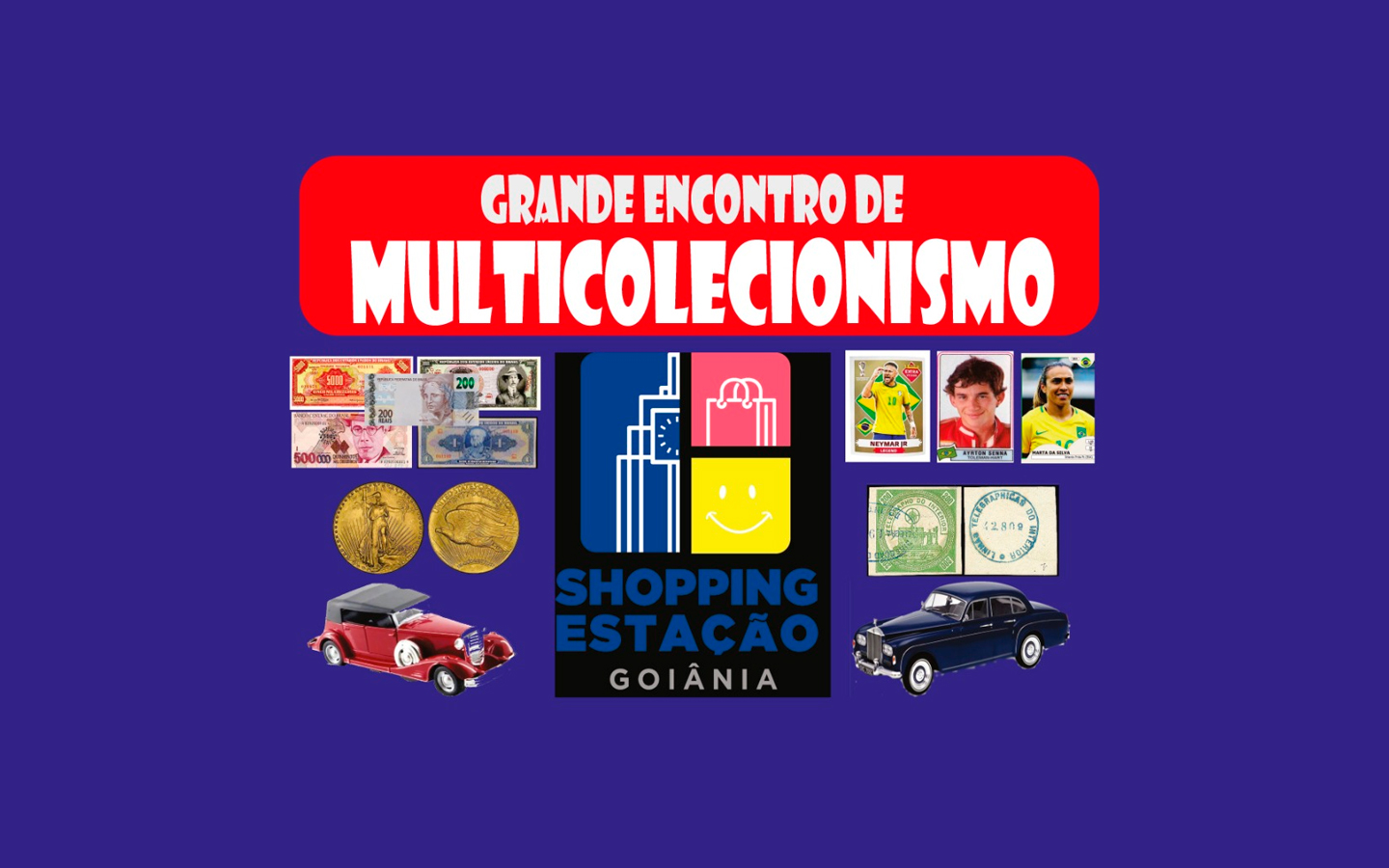 Encontro de colecionadores reúne raridades no Shopping Estação, em Goiânia