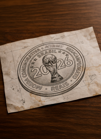 Brasil pode lançar moeda do hexa se seleção conquistar a Copa de 2026?