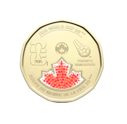 Canadá põe moeda da Copa de 2026 em circulação e aposta no efeito colecionador