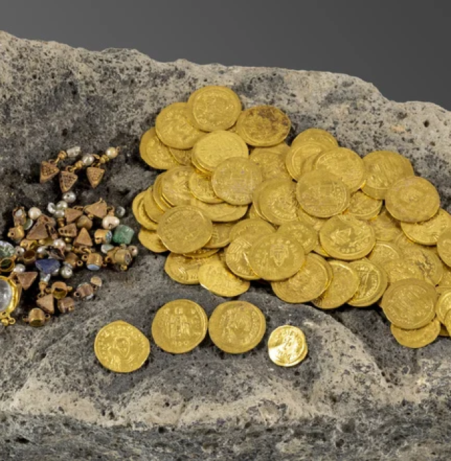 Tesouro bizantino de 1.400 anos é descoberto em Hippos